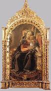 Fra Filippo Lippi Madonna and Child Enthroned France oil painting artist